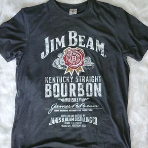 Jim Beam Gray Tee Men's 2XL, fit like XL